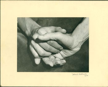 Item #59-4109 [Black and white photograph of clasped hands]. Mark L. Haberman.
