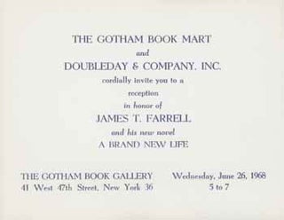 Item #59-4159 The Gotham Book Mart and Doubleday & Company, Inc., cordially invite you to a...