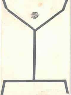 Item #59-4268 Unmarked, stamped envelope with original monogrammed stamp by Sarah Bernhardt....