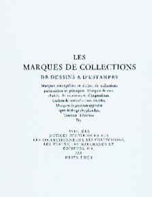 Item #608-7 Marques de collections de dessins & d'estampes. Frits Lugt
