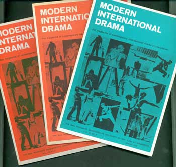 Item #63-0046 Modern International Drama: The Magazine of Contemporary International Drama in Translation. Vol 12, No. 2; Vol. 13, nos. 1 - 2. SUNY Binghamton Max Reinhardt Archive.