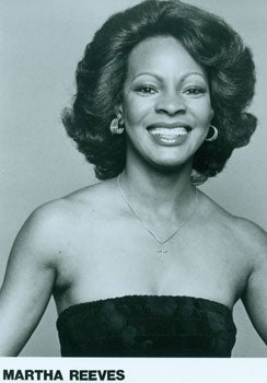 Item #63-0262 Martha Reeves: Publicity Photograph for Fantasy Records. Fantasy Records, New York