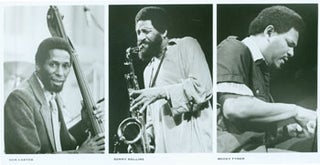 Item #63-0290 Milestone Jazzstars McCoy Tyner, Ron Carter, & Sonny Rollins: Publicity Photograph...