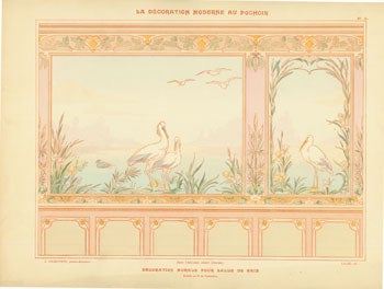 Charayron, A. and Jean Saude - Decoration Murale Pour Salle de Bain. Plate 6 from la Decoration Moderne Au Pochoir