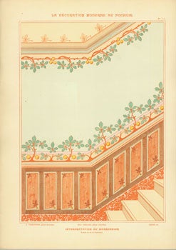 Charayron, A. and Jean Saude - Interpretation Du Marronnier. Plate 10 from la Decoration Moderne Au Pochoir