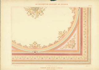 Item #63-0470 Plafond Pour Salle A Manger. Plate 20 from La Decoration Moderne Au Pochoir. A....