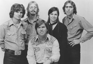 Item #63-0555 Mike Brown & The Wood River Band: Publicity Photograph for Fantasy Records. Fantasy...