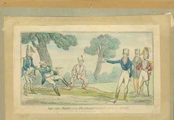 Item #63-0727 Squire Boru Giving Old Tarpaulin A Quietus in a Duel. J. Marks.