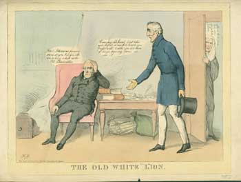 Doyle, John ('HB'); Charles Etienne Pierre Motte (printer); Thomas McLean (Publisher) - The Old White Lion