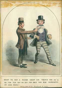 Item #63-0751 Want To Buy A Razor Cheap Sir. Dean, Son, London Threadneedle St