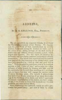 Item #63-0796 Address By D O Kellogg, Esq., President. D O. Kellogg, Charity Organization Society...