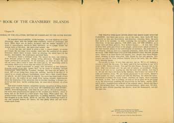 Item #63-0855 From Book Of the Cranberry Islands: Chapter 14, Burial of the Jellyfish; Return of Champlain to the Outer Waters. Richard Grossinger, John McVicker, illustr.