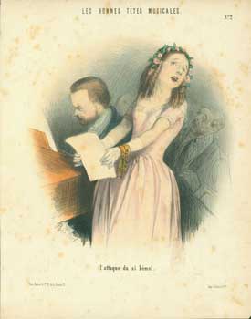 Item #63-0929 L'Attaque Du Si Bemol. No. 2. Les Bonnes Tetes Musicales. Frederic Bouchot