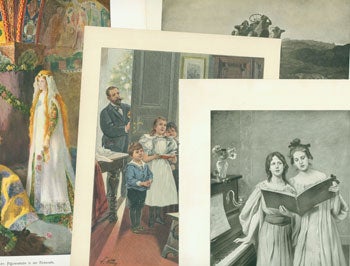 G. Berner; F. Wittig; M. Lautenschlager; Luigi Rossi - Group of Four Prints
