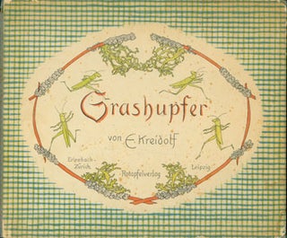 Item #63-0965 Grashupfer (Grasshopper). Ernst Kreidolf