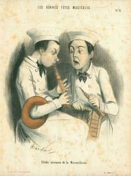 Item #63-1023 Etude Serieuse de la Marseillaise, No. 11. Les Bonnes Tetes Musicales (Titre de...