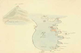 Item #63-1027 Original Watercolor & Ink. Porto Venere, Italy. 19th Century Artist