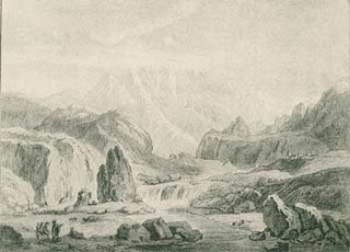 Item #63-1085 Der Elbrus Im Kaukasischen Gebirge (Mount Elbrus in Caucasian mountains). 19th...