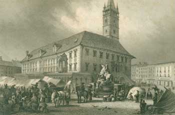 Carl Joseph Meyer - Der Oberring in Olmutz (Engraving of the Oberring in Olmutz)