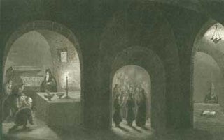 Item #63-1134 Die Heiligen-Gruft in Kiev (The Holy Crypt in Kiev). Carl Joseph Meyer