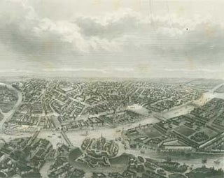 Item #63-1156 Petersburg. 19th Century German Engraver