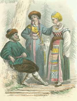 Item #63-1159 Paysan Russe Femmes Tartare Et Finlandaise (Russian Tartar Peasant Women with...