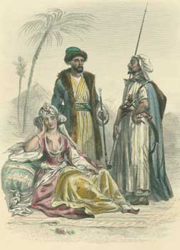 Item #63-1166 Levantins, Kurde (Levantines & Kurd). F. Chardon, Adolphe Rouarque Freres Del, Sc,...