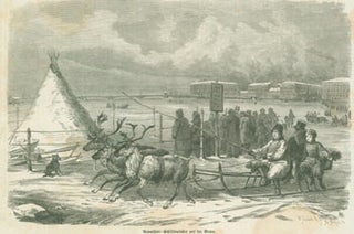 Item #63-1264 Rennthier: Schlittenfahrt Auf Der Newa (Reindeer: sleigh ride on the Neva). F....