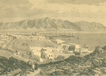 Simpson, William (after) - Der Hafen Krasnovodst Am Kaspischen Meer (the Port Krasnovodsk on the Caspian Sea)