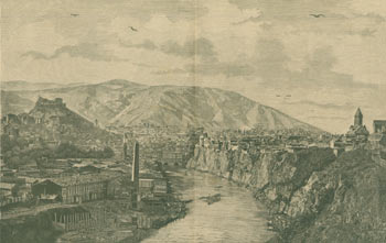 [Wanjura, Arthur (After)?] - Ansicht Von Tiflis, Hauptstadt Des Kaukasus (View of Tbilisi, Capital of the Caucasus)