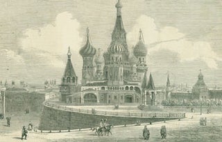 Item #63-1386 La Cathedrale De Saint-Basile, A Moscou (St. Basil Cathedral, Moscow). E. Roevens,...