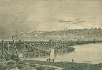 [I. R. Wrakz; C. H. K. (engrav.)?] - Ansicht Von Nischnij-Rowgorod (View of Nizhny Novgorod)
