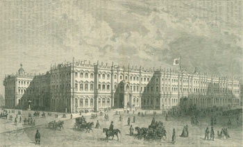 Blanchard, Ph. (after) - Le Palais Imperial D'Hiver, a Saint-Petersbourg (the Imperial Palace in Winter in St. Petersburg)