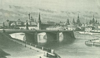 Item #63-1428 Moscou Et Son Kremlin (Moscow & the Kremlin). Farlet, engrav.