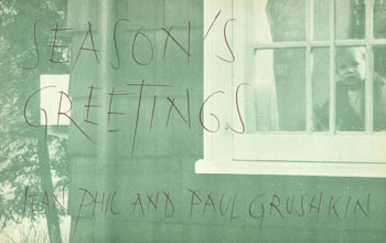 Item #63-1489 Season's Greetings. Jean, Phil and Paul Grushkin. Philip Grushkin.