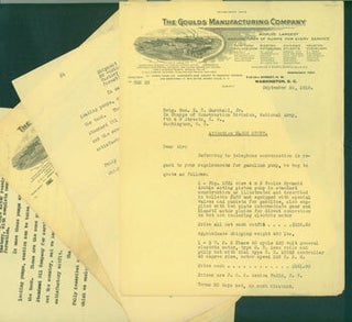 Item #63-1500 TLS (with CC), C. M. Klepser to Brig. Gen. R. C. Marshall (Construction Division,...