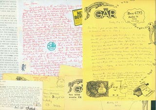 Item #63-1555 Four pieces of correspondence to Norman Moser related to The Gar, a counterculture...