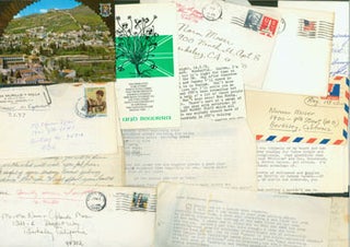 Item #63-1569 Thirty Two Letters & some postcards to Norman Moser & Illuminations Press. Norman...