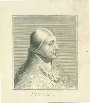 Item #63-1607 Pius II. Eighteenth Century European Engraver.