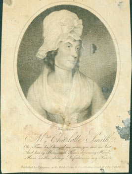 Item #63-1616 Mrs. Charlotte Smith. William Ridley, Francis Holl, John Opie, engrav., After
