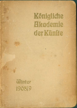 Item #63-1631 Konigliche Akademie der Kunste. Winter 1908/9. Ausstellung chinesischer Gemälde...