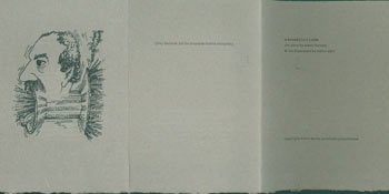 Item #63-1708 A Broad (Back) Side. Perishable Press Limited, Walter Hamady, Walter Askin, illustr.