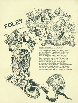Item #63-1715 Foley On The Radio. Sunday October 23, [1988]. Jack (Foley) interviews Herman...