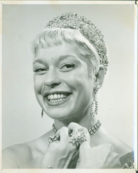 Item #63-1740 Publicity Photograph of Carol Channing as Lorelei Lee in the 1949 Broadway Musical...