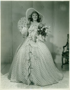 Item #63-1747 Publicity Photograph of Grace Moore. Columbia Pictures, Grace Moore, CA Hollywood