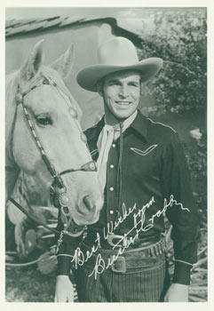 Item #63-1763 Print of Autographed Publicity Photograph of Buster Crabbe. Paramount Studios,...