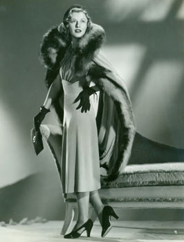Item #63-1777 Glamorous Rhapsody In Brown. Barbara Stanwyck. Ernest A. Bachrach, RKO Radio Pictures, phot.