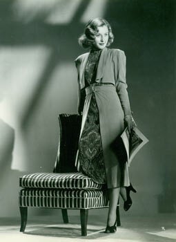 Item #63-1783 Fashionable Paisley In Bolero Tempo. Promotional Photograph of Barbara Stanwyck for...