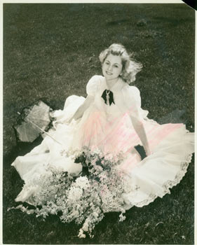 Item #63-1786 Reaches Film Stardom. Joan Fontaine, promotional photo for RKO Radio's 1937 film...