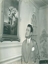Item #63-1794 Work Of His Mother. Promotional Photograph for RKO Radio's 1938 film, Sky Giant....